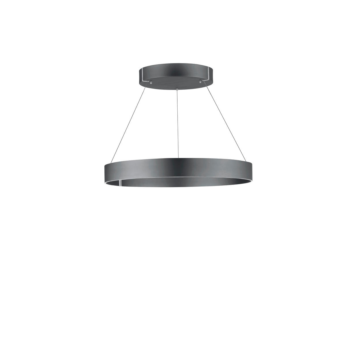 LED-HÄNGELEUCHTE Pure E-Clipse 70/350 cm   - Grau, Design, Kunststoff/Metall (70/350cm) - Neuhaus PURE