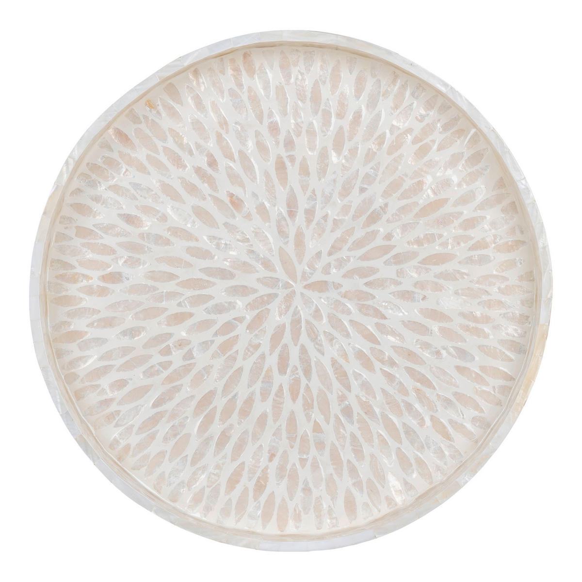 SERVIERTABLETT Holz, Keramik Bambus  - Beige, Design, Holz/Keramik (40/3.5/40cm)