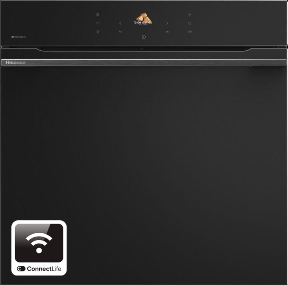 EINBAUBACKOFEN BI611A8B  - Schwarz, Basics, Glas/Metall (59,5/59,5/56,4cm) - Hisense