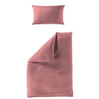 BETTWÄSCHE Seersucker 200/200 cm  - Rosa, Basics, Textil (200/200cm) - Bierbaum