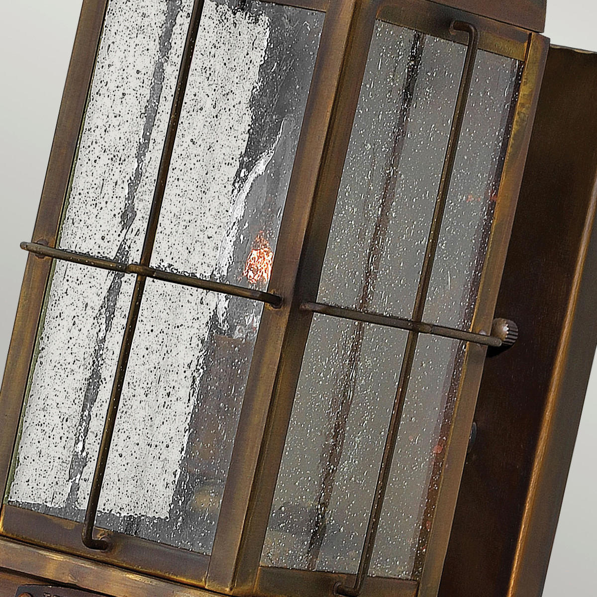 AUSSENWANDLEUCHTE - Rotbraun, Konventionell, Glas/Metall (12.1/31.8/16.5cm) - Elstead Lighting