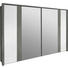 SCHWEBETÜRENSCHRANK 2-türig Silbereichenfarben, Weiß - Weiß/Silbereichenfarben, Design, Holzwerkstoff (200/223/69cm) - Visionight SCHWEBETÜRENSCHRANK 2-türig Silbereichenfarben, Weiß - Weiß/Silbereichenfarben, Design, Holzwerkstoff (200/223/69cm) - Visionight