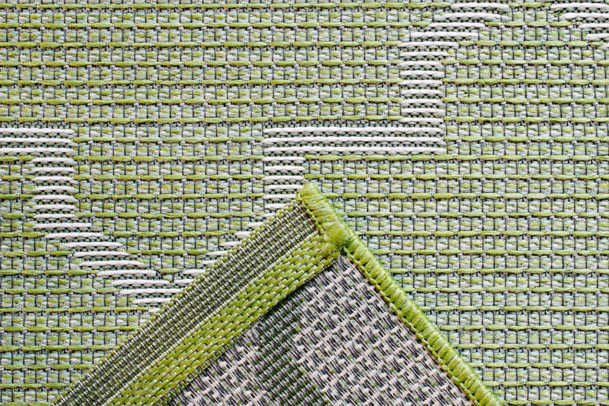 FLACHWEBETEPPICH 160/230 cm Amalfi  - Hellgrün/Grau, KONVENTIONELL, Textil (160/230cm) - Novel