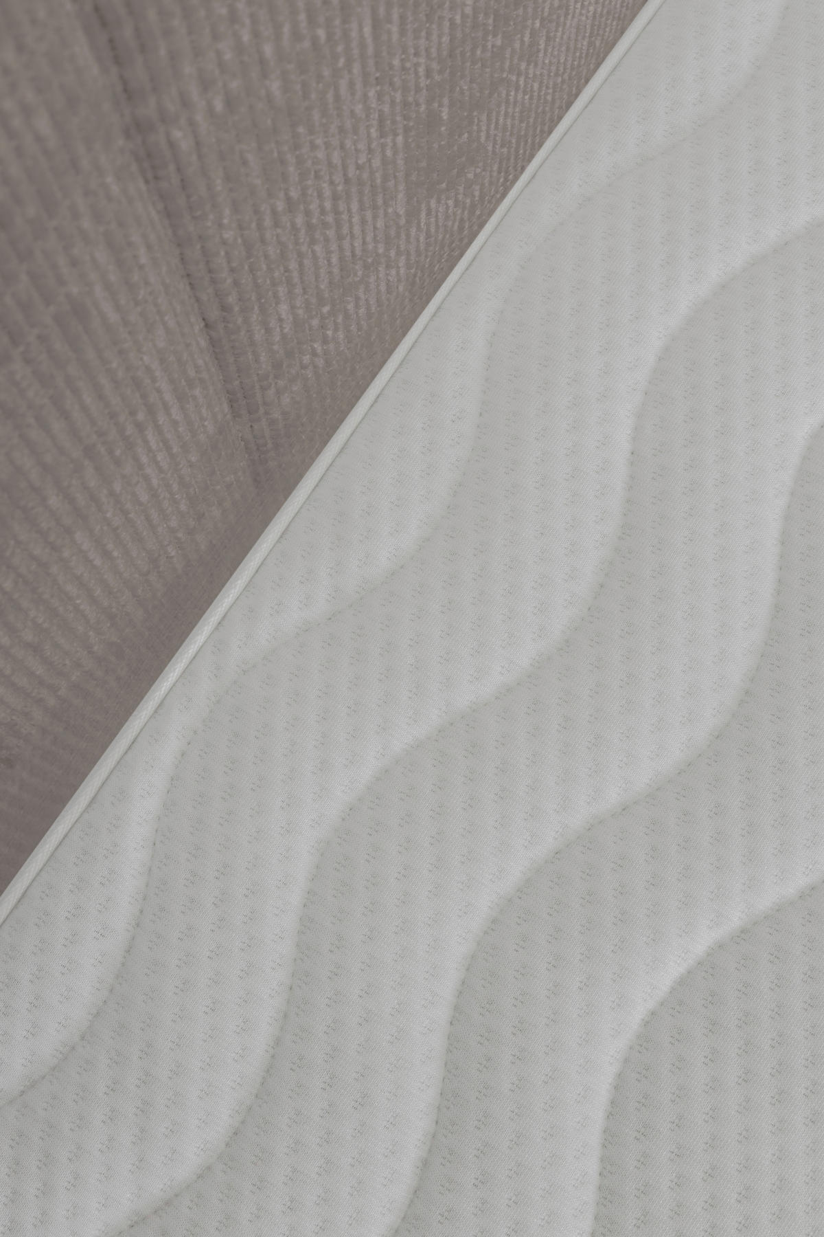 BOXSPRINGBETT 140/200 cm  in Grau  - Schwarz/Grau, Design, Textil/Metall (140/200cm) - Welnova