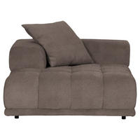 SOFFMODUL i flatväv brun  - brun/svart, Klassisk, textil/plast (125/66/155cm) - Best Price