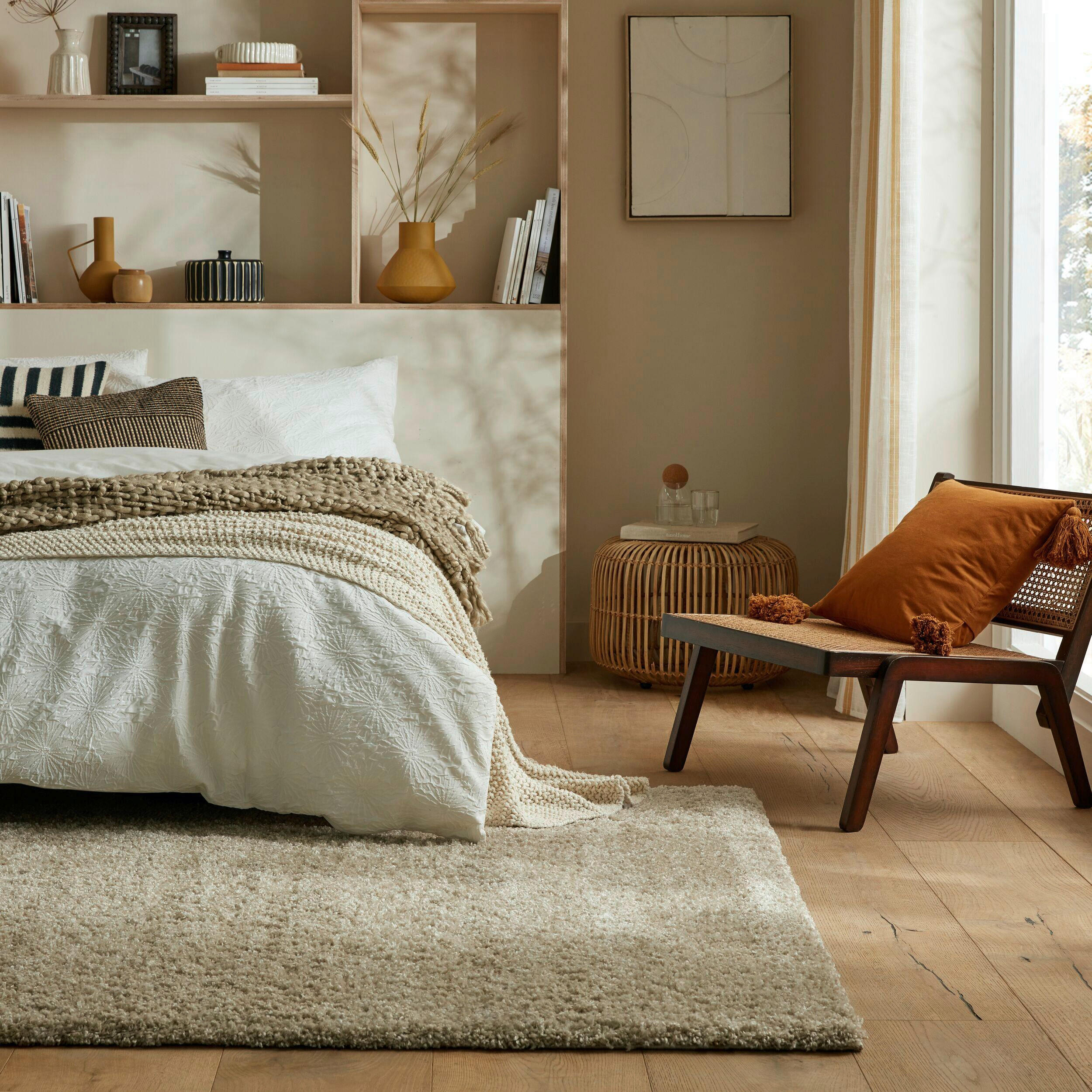 SHAGGY 80/150 cm Flair Rugs Creme, Beige - Beige/Creme, Basics, Textil (80/150cm) - Xora