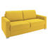SCHLAFSOFA Gelb - Chromfarben/Gelb, KONVENTIONELL, Textil/Metall (188/86/97cm) - NOVEL