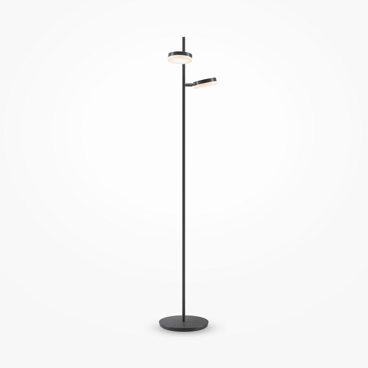 STEHLEUCHTE - Schwarz, Trend, Kunststoff/Metall (25/145cm) - MAYTONI