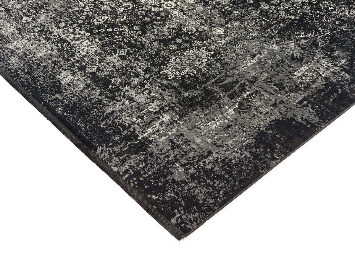 WEBTEPPICH 200/250 cm Calais Grau, Schwarz  - Schwarz/Grau, Design, Textil (200/250cm) - Dieter Knoll
