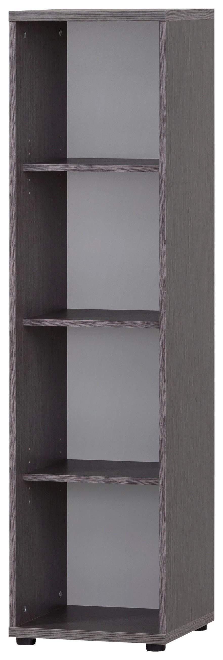 AKTENREGAL Grau  - Schwarz/Grau, MODERN, Holzwerkstoff/Kunststoff (93,3/152,8/39,5cm) - MID.YOU