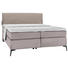 BOXSPRINGBETT 140/200 cm in Beige - Beige/Schwarz, Design, Textil/Metall (140/200cm) - Hom`in BOXSPRINGBETT 140/200 cm in Beige - Beige/Schwarz, Design, Textil/Metall (140/200cm) - Hom`in
