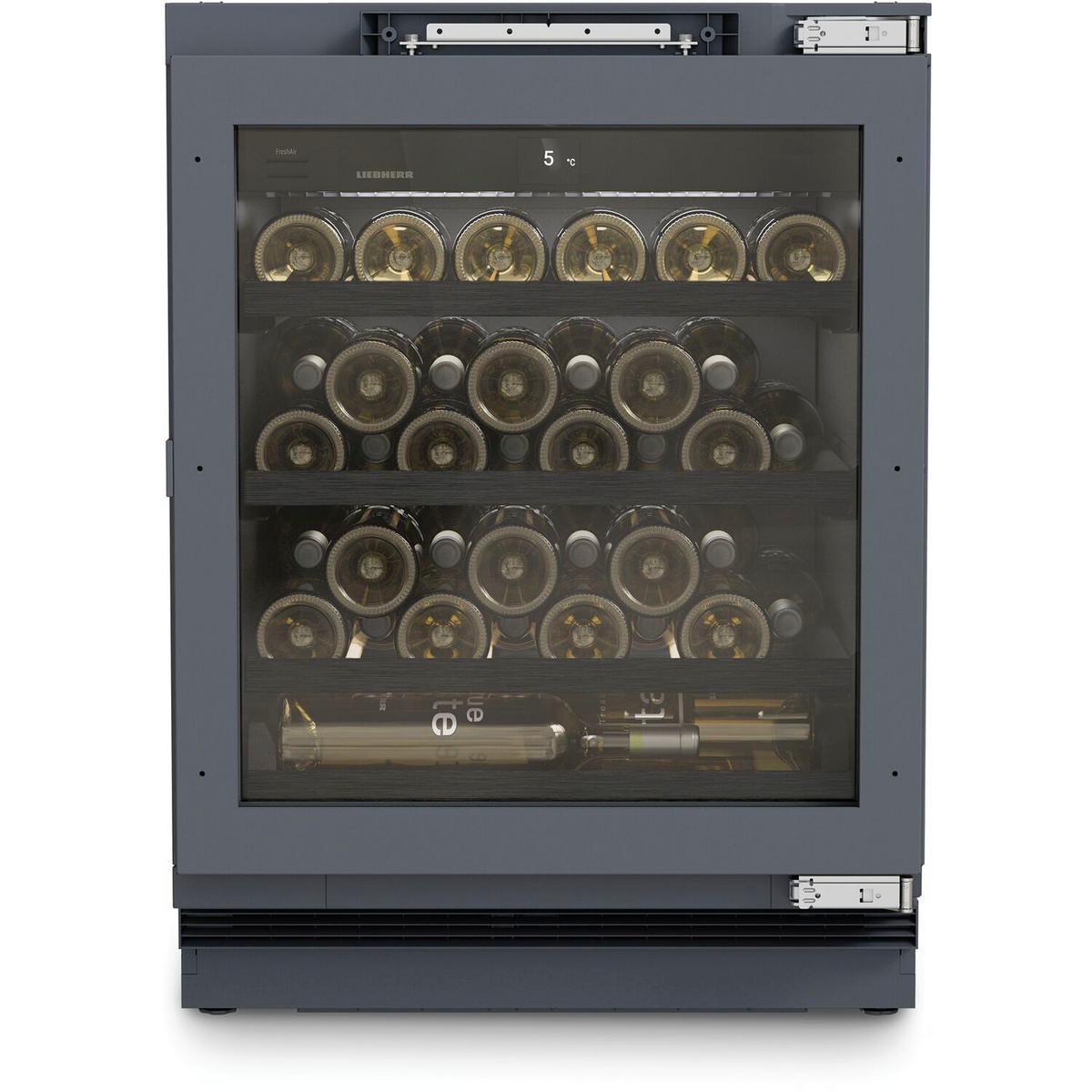 WEINKÜHLSCHRANK UWPRI 3661  - Schwarz, Basics, Glas/Metall (59,7/81,9/56,4cm) - Liebherr