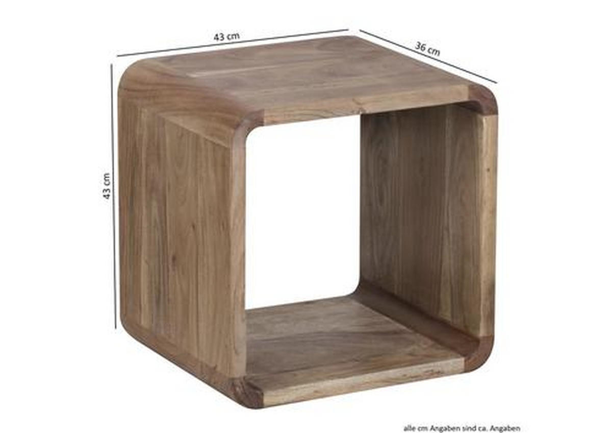 SADA ZASÚVACÍCH STOLÍKOV, akácia, farba akácie - farba akácie, Design, drevo (36/43/43cm) - MID.YOU
