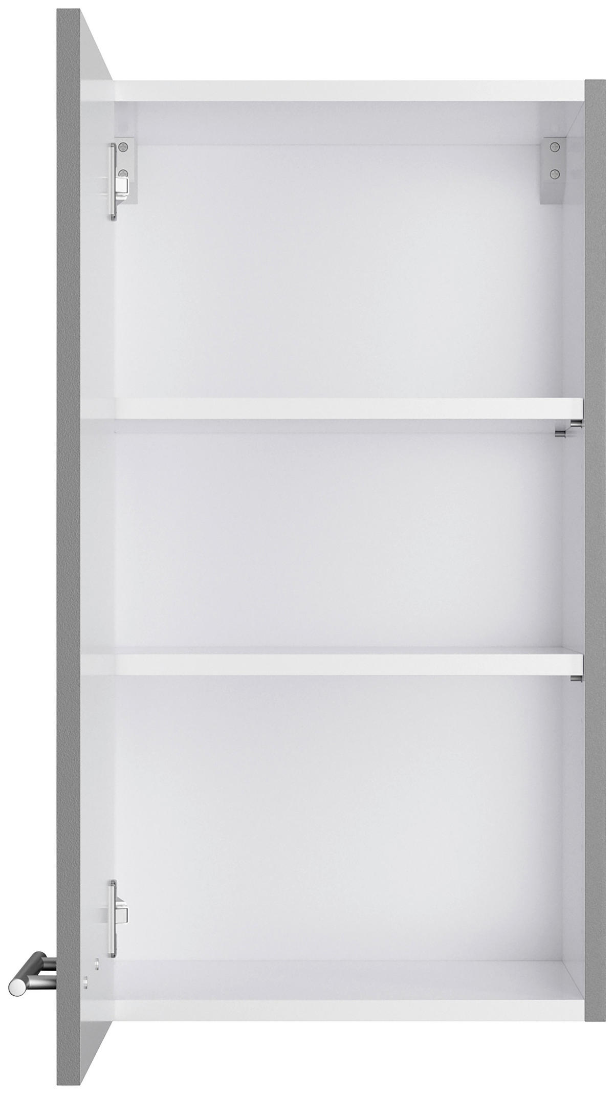 KÜCHENLEERBLOCK 270 cm   in Grau  - Edelstahlfarben/Anthrazit, Basics, Holzwerkstoff/Metall (270cm) - Optifit