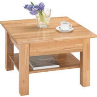 COUCHTISCH Kernbuche vollmassiv 70/70/45 cm quadratisch Buchefarben  - Buchefarben, Design, Holz (70/70/45cm) - Linea Natura