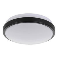 TAKLAMPA 24,5/9 cm  - vit/svart, Basics, metall/plast (24,5/9cm) - Eglo