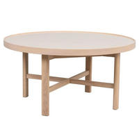 SOFFBORD i trä, keramik 90/45 cm  - vit/ekfärgad, Klassisk, trä/keramik (90/45cm) - Rowico