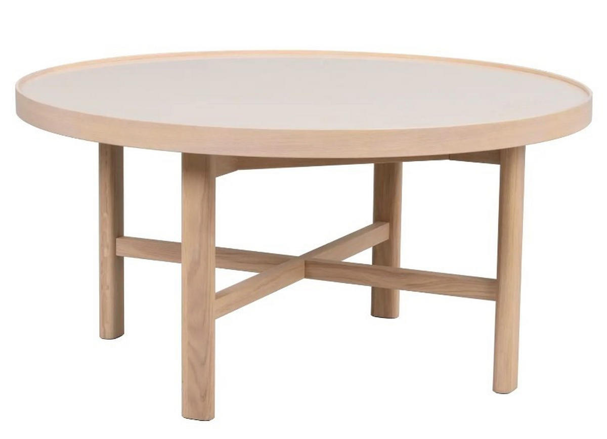 SOFFBORD i trä, keramik 90/45 cm  - vit/ekfärgad, Klassisk, trä/keramik (90/45cm) - Rowico