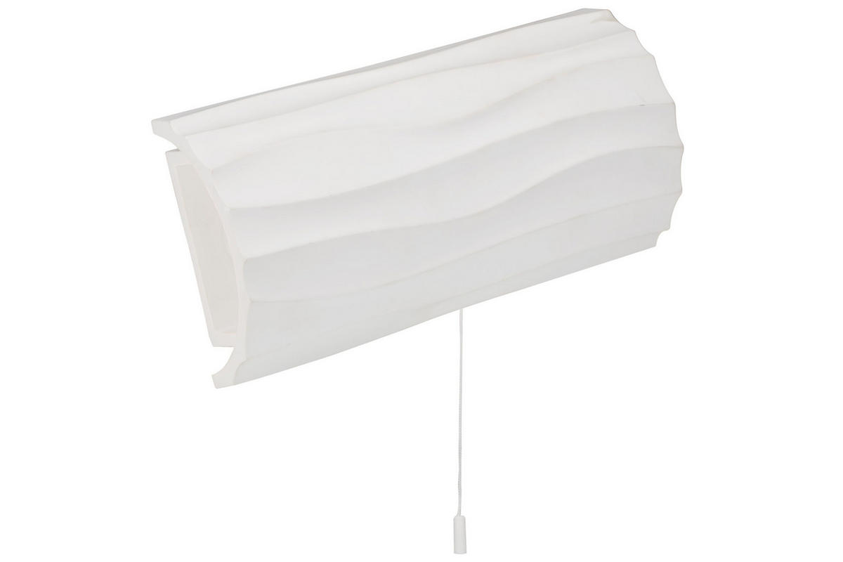 WANDLEUCHTE 15/30/9 cm   - Weiß, Trend, Stein (15/30/9cm) - Novel