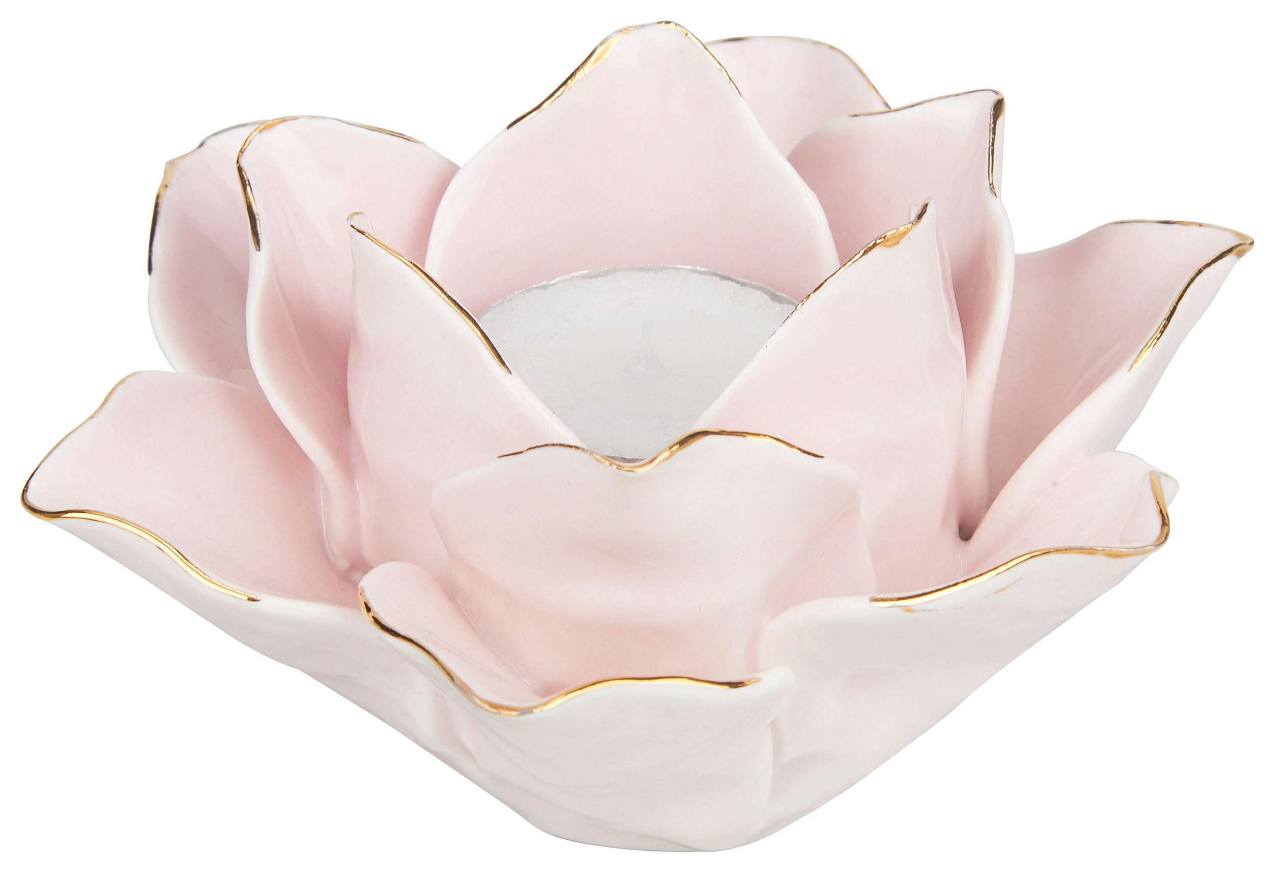 TEELICHTHALTER - Rosa, Trend, Keramik (12/7cm) - Ambia Home