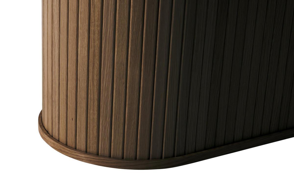 ESSTISCH furniert oval Eichefarben  - Eichefarben, Trend, Holzwerkstoff (180/95/75cm) - home24