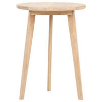 BEISTELLTISCH 45/45/60 cm Eiche massiv Eichefarben rund  - Eichefarben, Natur, Holz (45/45/60cm) - Landscape