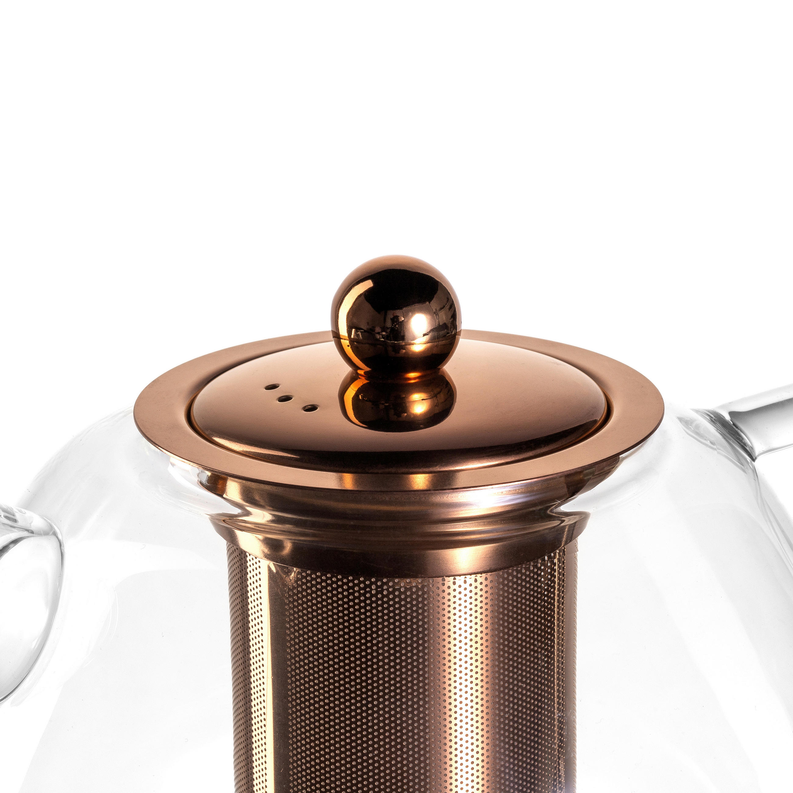 Thumbnail - Leonardo Teekanne TE PER TE, Klar, Glas, 1500 ml, 19x15.5x17.3 cm, Ausgießer, Siebeinsatz, Kaffee & Tee, Kannen, Teekann...