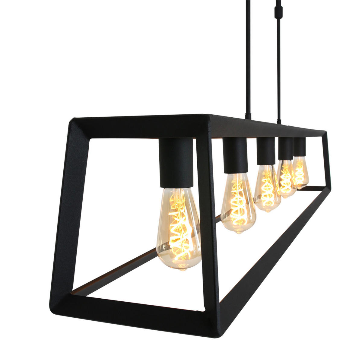 PENDELLEUCHTE  20/120/140 cm   - Schwarz, Trend, Metall (20/120/140cm)