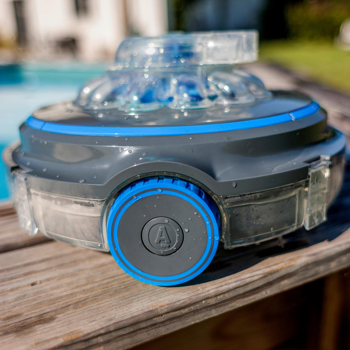 POOLROBOTER RBR75  - Blau/Grau, KONVENTIONELL, Kunststoff (35/35/18cm) - Gre