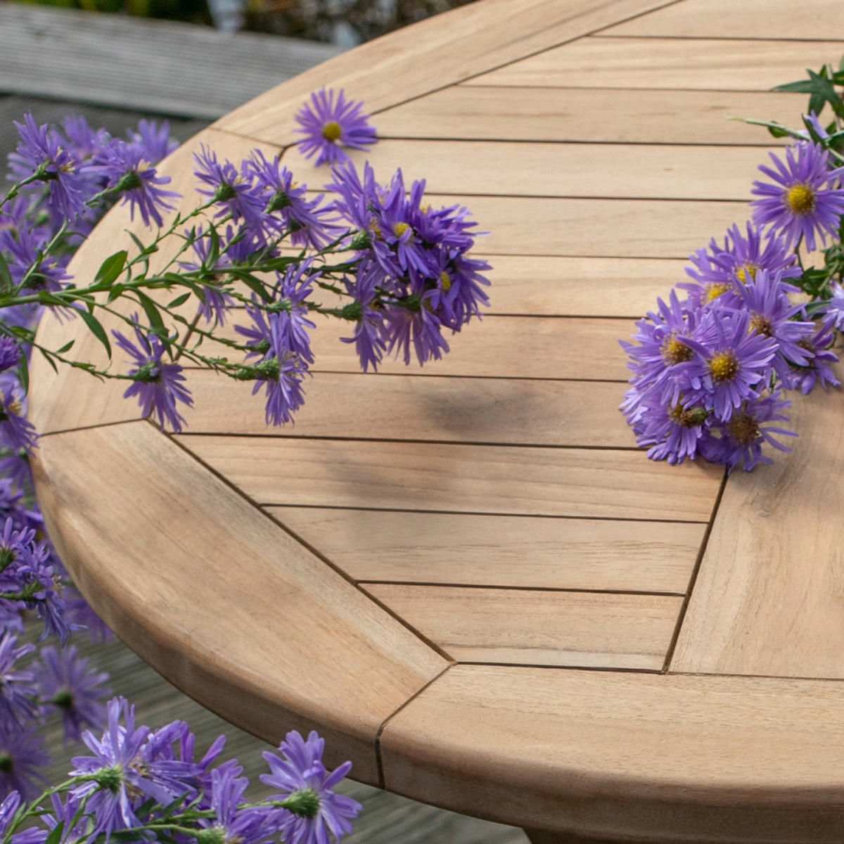 GARTENTISCH 70/70/75 cm  - Teakfarben, Basics, Holz (70/70/75cm) - Gardenson