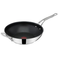 WOKPFANNE 30 cm  - Chromfarben, Design, Metall (30cm) - Technogel/Vive