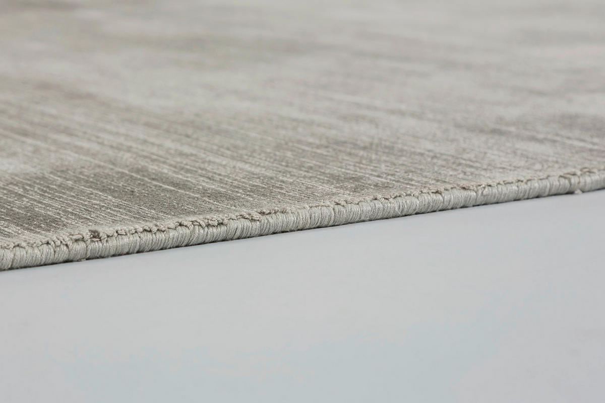 HANDWEBTEPPICH 140/200 cm Alessa Silberfarben  - Silberfarben, KONVENTIONELL, Textil (140/200cm) - Schöner Wohnen