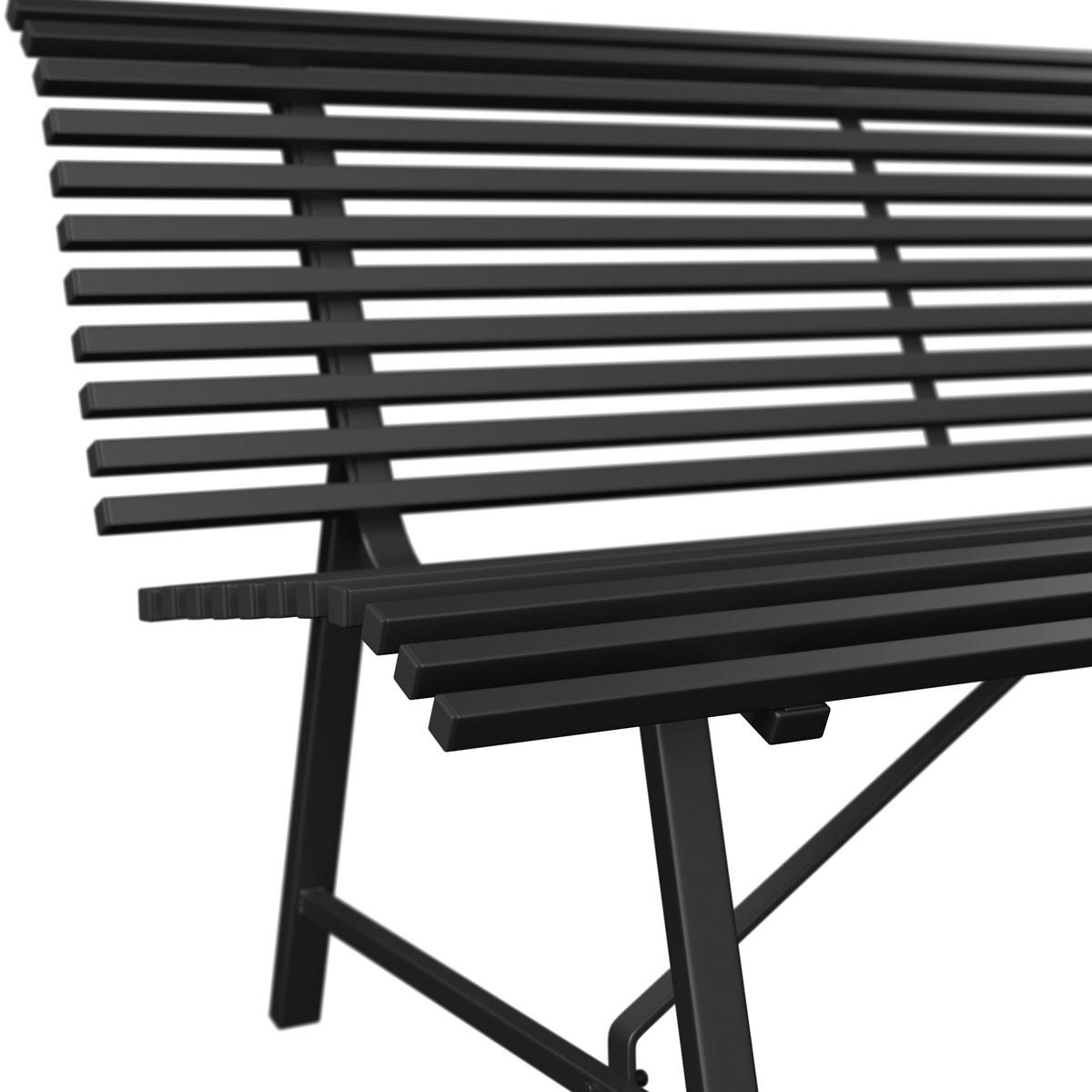 KERTI PAD antracit  - antracit, Basics, fém (150/81/70cm) - Ambia Garden