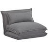 SCHLAFSESSEL in Webstoff Grau  - Grau, MODERN, Textil (85,5/59/67cm) - MID.YOU