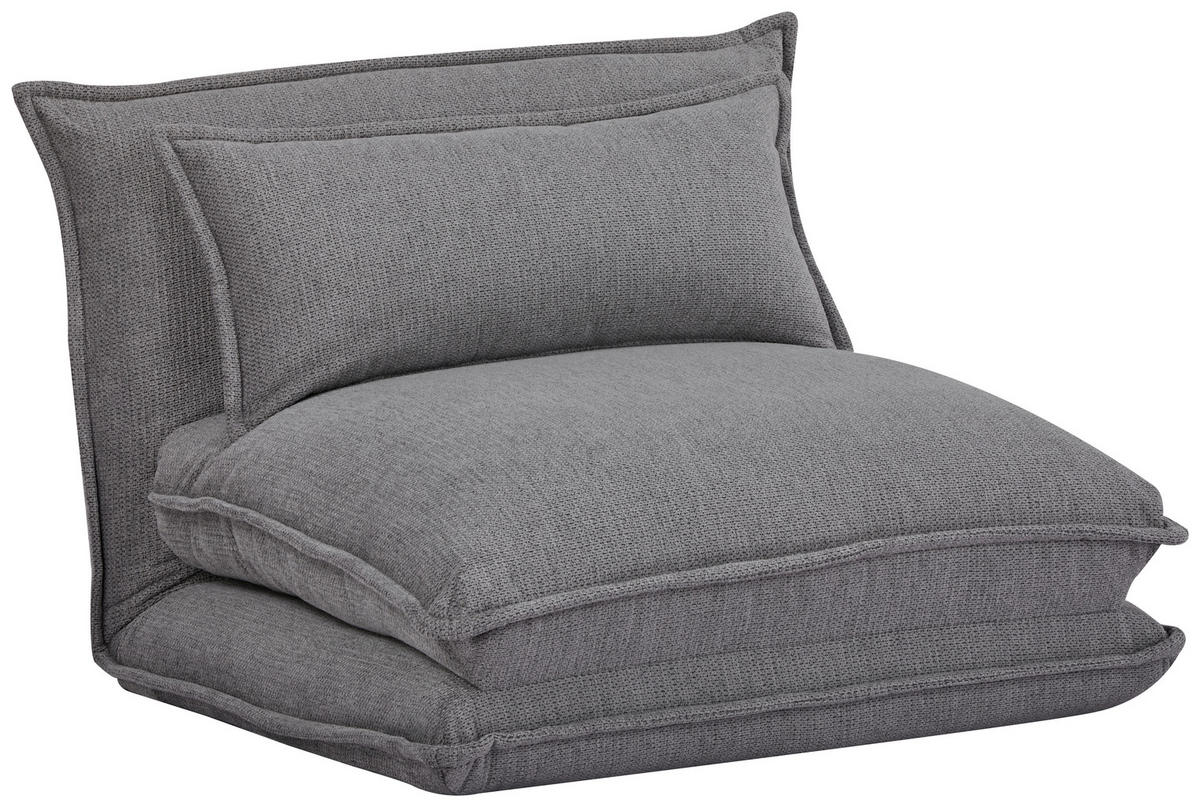 SCHLAFSESSEL in Webstoff Grau  - Grau, MODERN, Textil (85,5/59/67cm) - MID.YOU