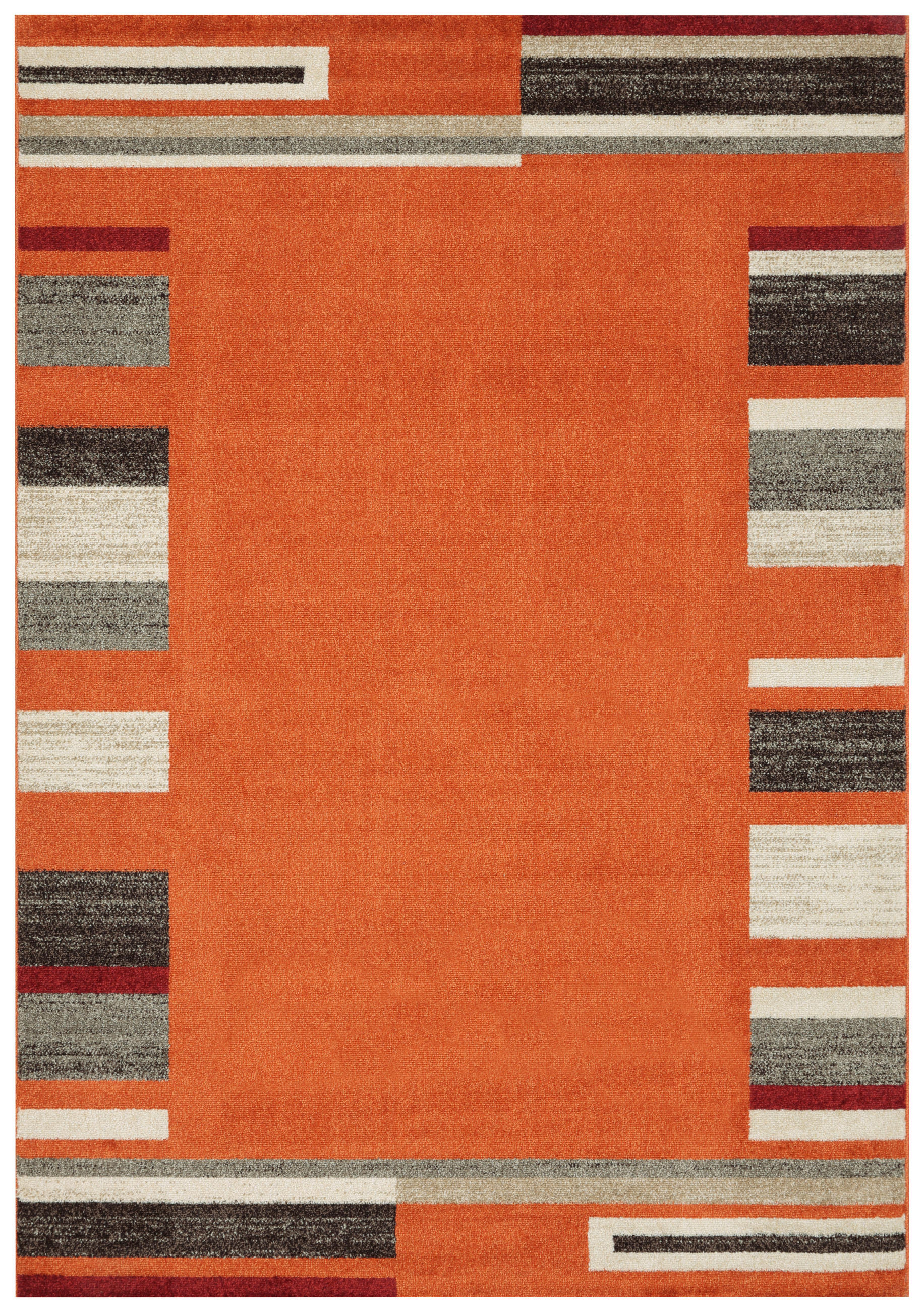 WEBTEPPICH  Wohnzimmer 160/230 cm Terracotta  - Terracotta, Design, Textil (160/230cm) - Novel