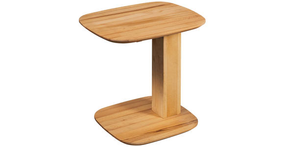 BEISTELLTISCH 50/40/48-67 cm Buche Hartholz Buchefarben rechteckig  - Buchefarben, Design, Holz (50/40/48-67cm) - Linea Natura