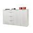KOMODA, bela - aluminij/bela, Design, kovina/leseni material (198,8/111,5/40,8cm) - Carryhome KOMODA, bela - aluminij/bela, Design, kovina/leseni material (198,8/111,5/40,8cm) - Carryhome