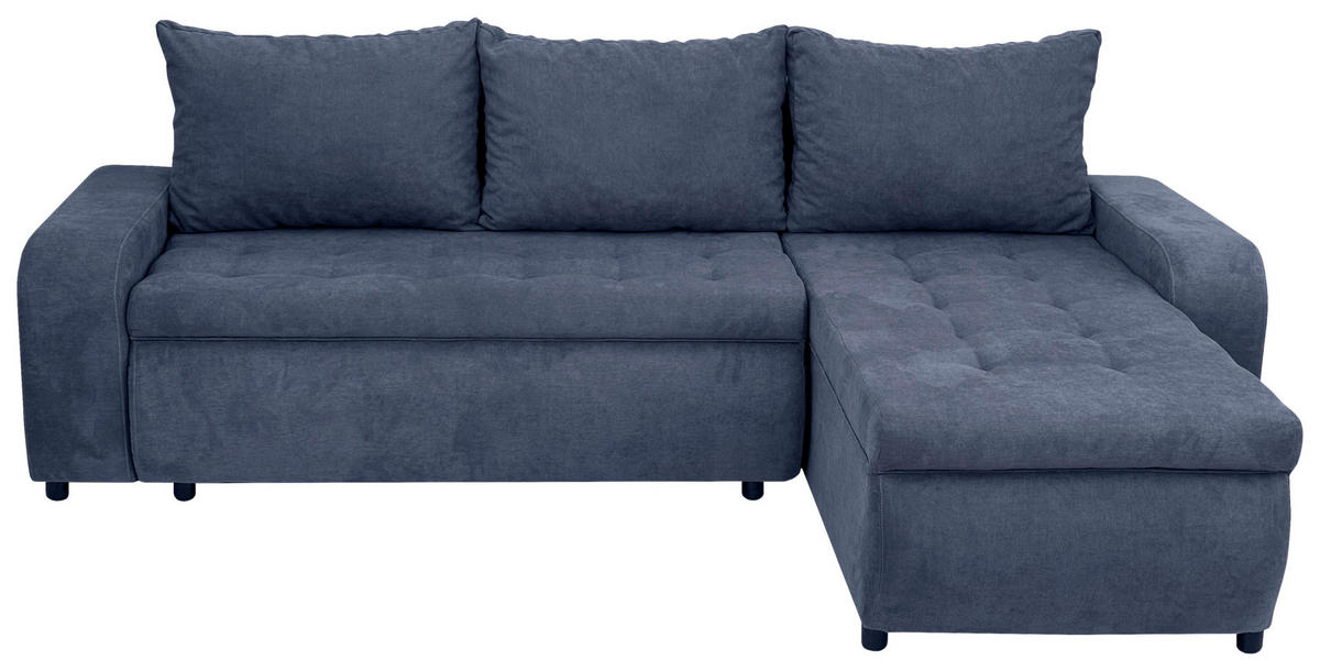 SJEDEĆA GARNITURA tekstil    - crna, Moderno, tekstil (250/160cm) - Ti'me