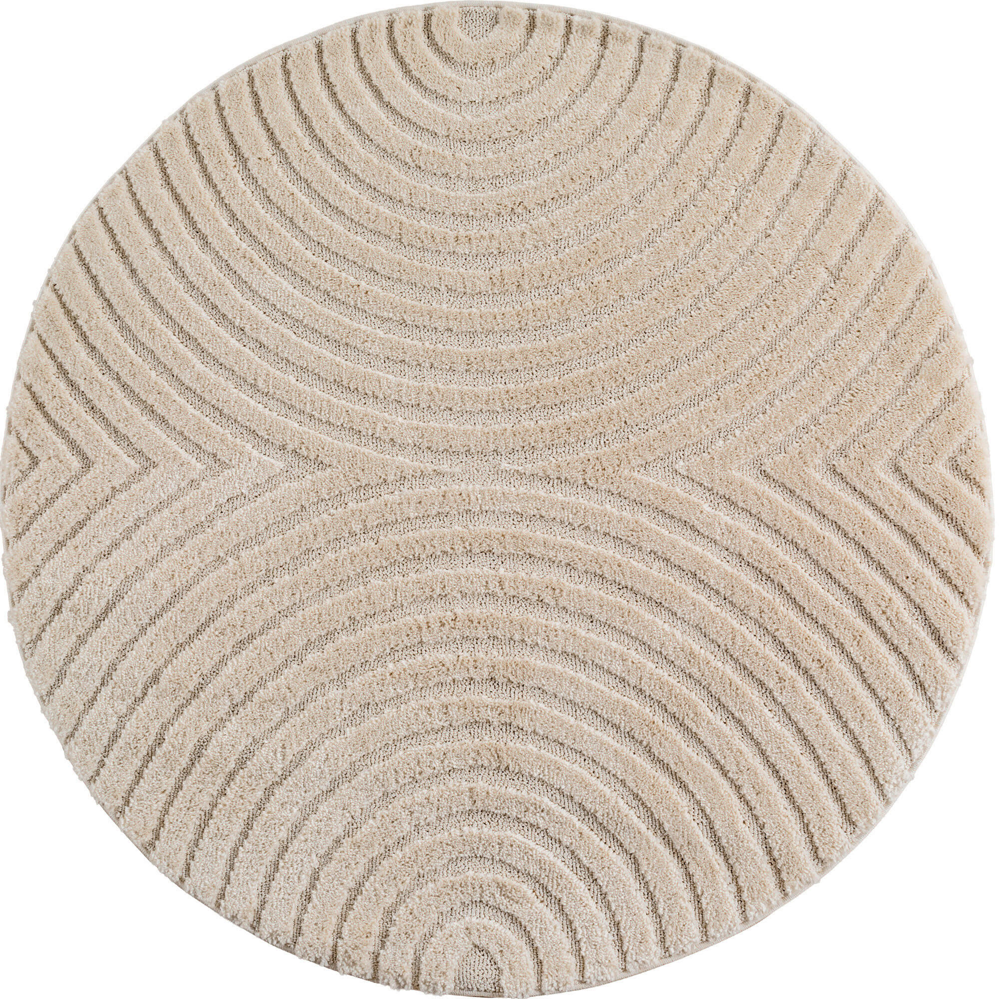 FLACHWEBETEPPICH 200 cm ART Beige  - Beige, Basics, Kunststoff/Textil (200cm) - Novel