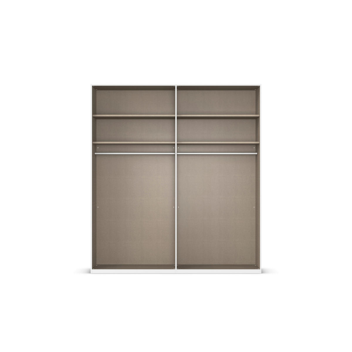 DREHTÜRENSCHRANK 201/235/61 cm,  in Graphitfarben, 4-türig  - Graphitfarben, Basics, Glas/Holzwerkstoff (201/235/61cm) - Novel