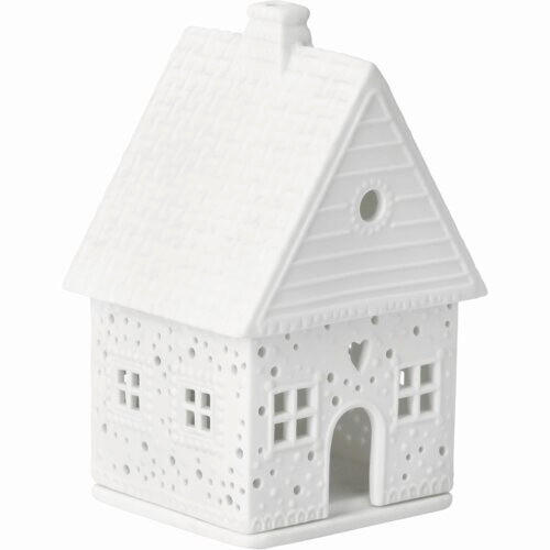 DEKOHAUS - Weiss, Basics, Keramik (28,2/11,2/15,8cm)