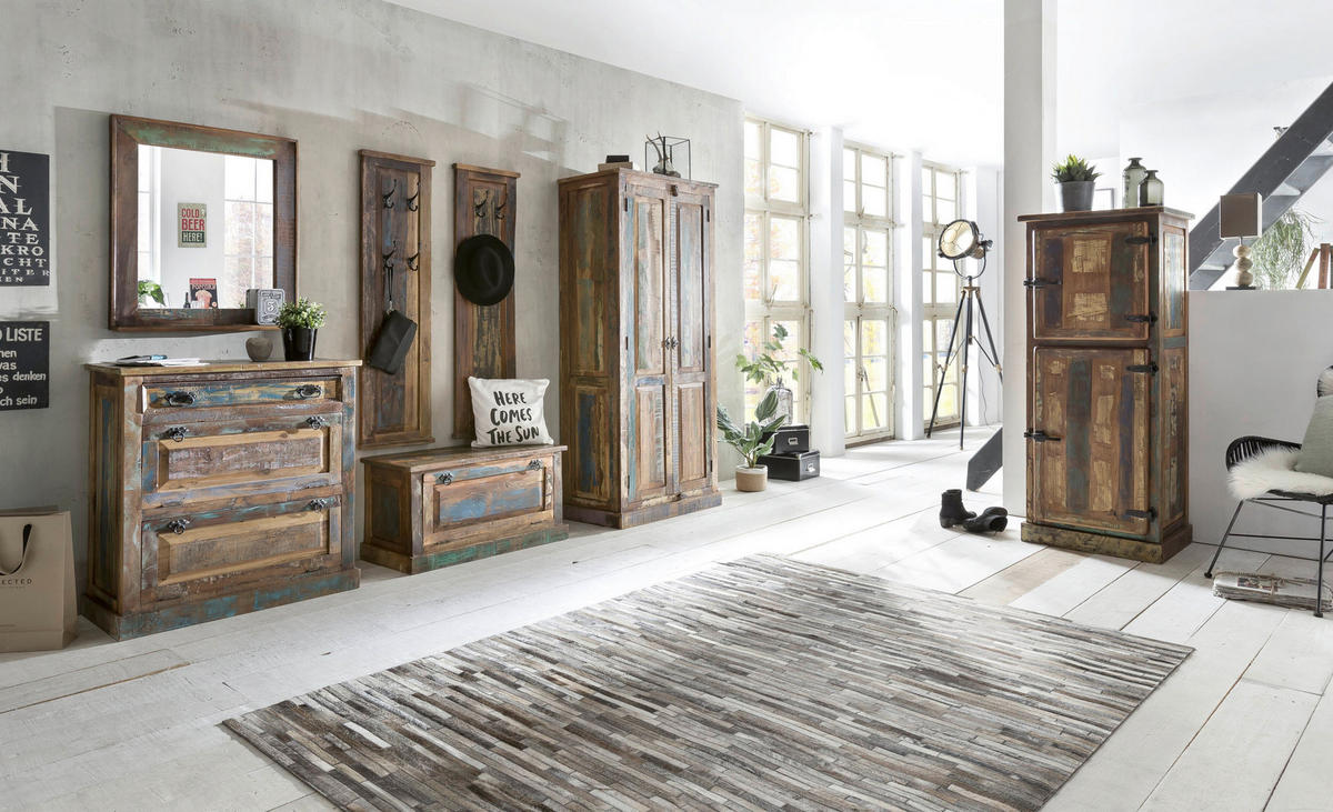 SPIEGEL 68/79/8 cm    in quadratisch  - Multicolor, Design, Glas/Holz (68/79/8cm) - MID.YOU