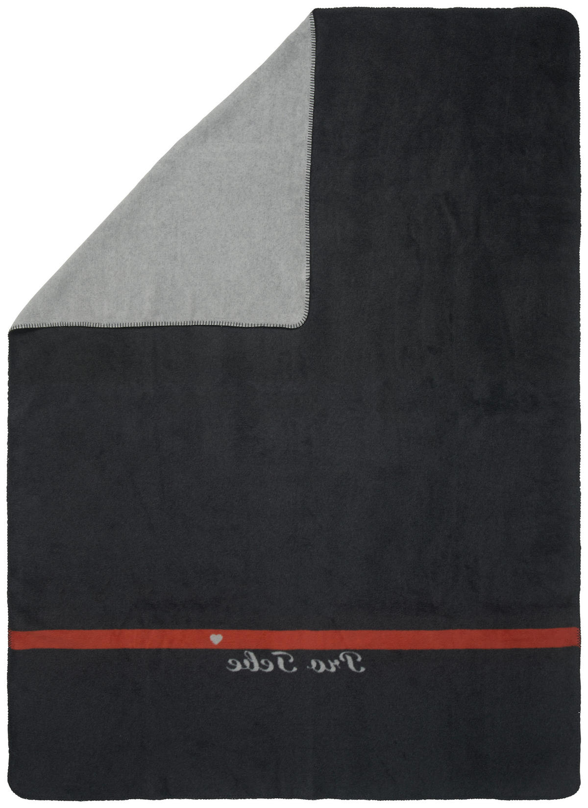 MĚKKÁ DEKA, bavlna, 150/200 cm - šedá, Design, textil (150/200cm) - David Fussenegger