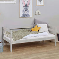 KINDER-/JUNIORBETT - Kieferfarben/Grau, MODERN, Holz (70/160cm) - MID.YOU