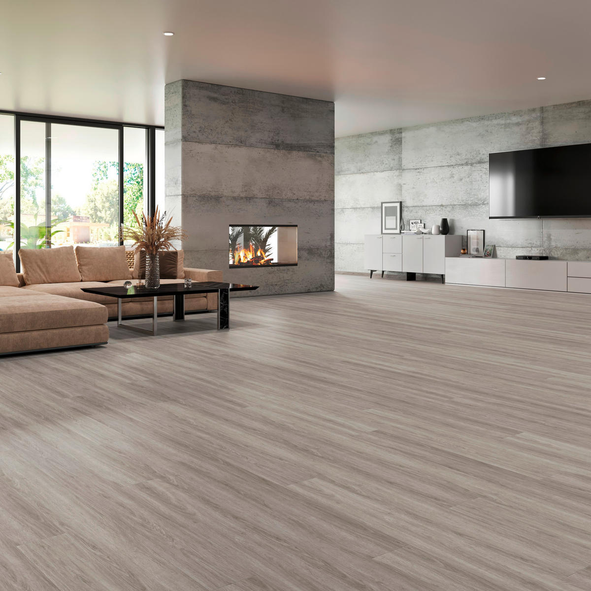 VINYLBODEN Grando Eiche Rock 100004601  per  m² - Design, Holz (220/21,6/1cm) - Tilo