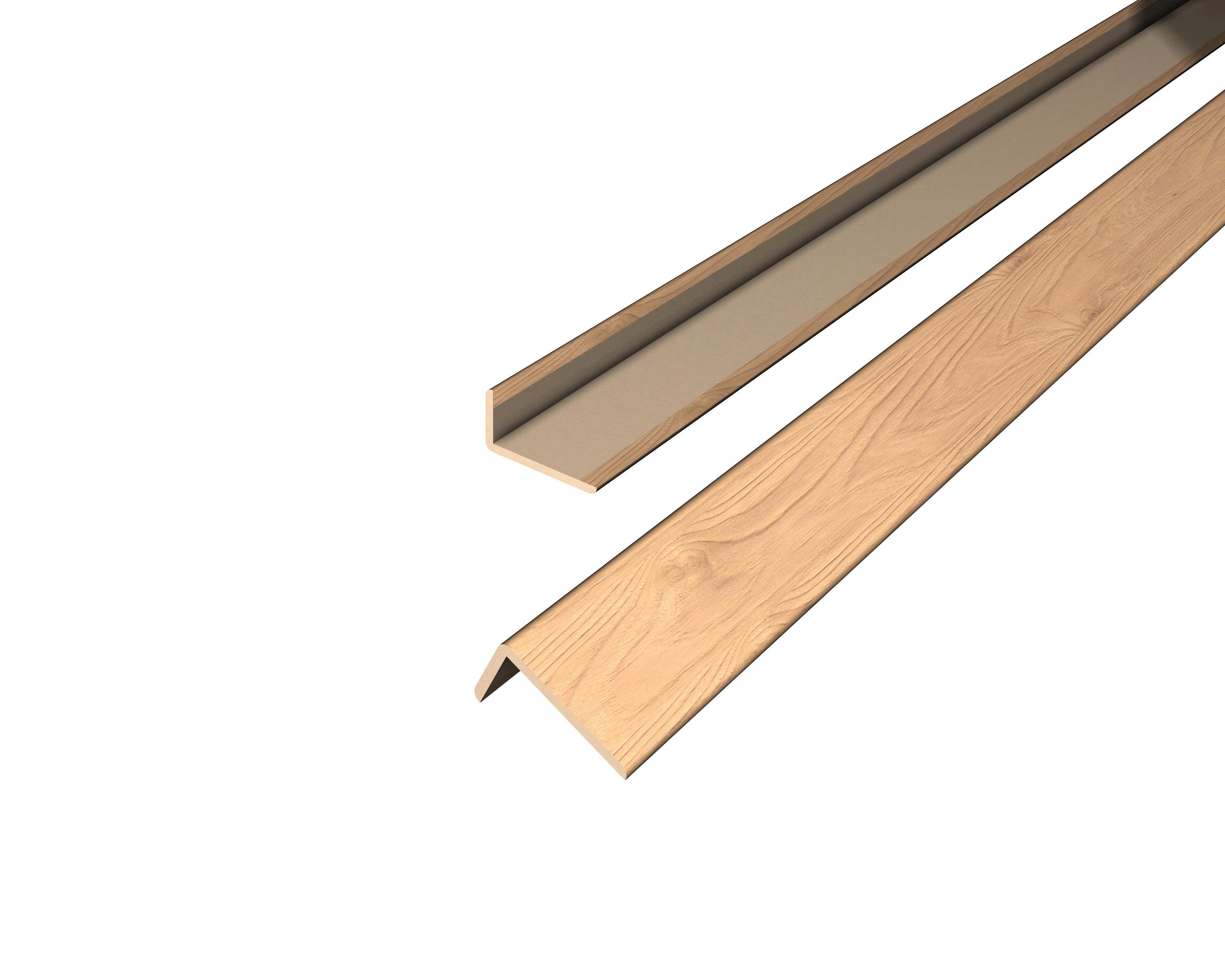 Winkelleiste Ulme - Ulmefarben, Design, Naturmaterialien (240/2.2/4.5cm) - Egger Holzwerkstoffe