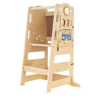 LERNTURM  - Pastellblau/Gelb, Basics, Holz/Holzwerkstoff (56/52/90cm) - Jimmylee