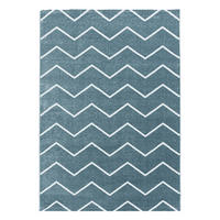 LÄUFER 80/250 cm Rio 4602 blau Blau  - Blau, Basics, Textil (80/250cm)