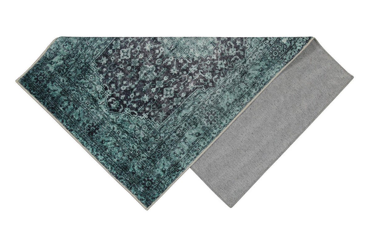 BADTEPPICH Grün 80/150 cm  - Grün, Basics, Kunststoff/Textil (80/150cm) - WECON HOME